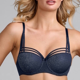 Marlies Dekkers Dame de Paris navy blue padded bra