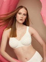 Rosa Faia Twin Art ivory non-padded bra