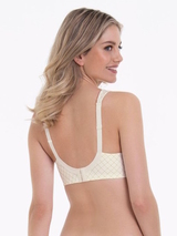 Rosa Faia Twin Art ivory wireless bra