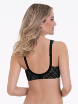 Rosa Faia Twin Art black/grey wireless bra