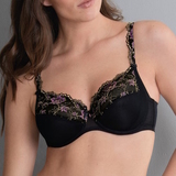 Rosa Faia Colette black non-padded bra