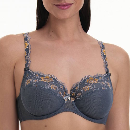 Rosa Faia Colette grey non-padded bra