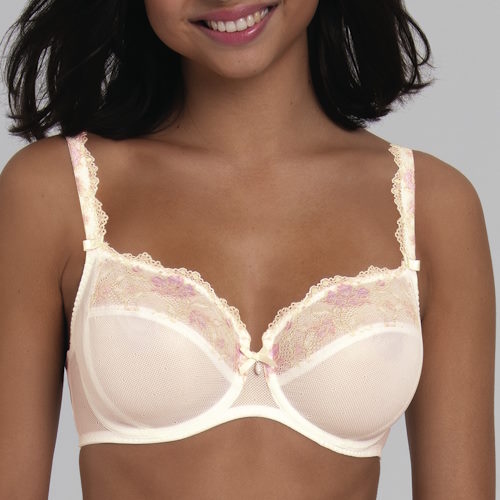 Rosa Faia Colette ivory non-padded bra