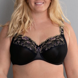 Rosa Faia Colette black non-padded bra