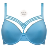 Marlies Dekkers Dame de Paris blue non-padded bra