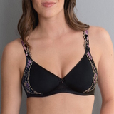 Rosa Faia Colette black wireless bra