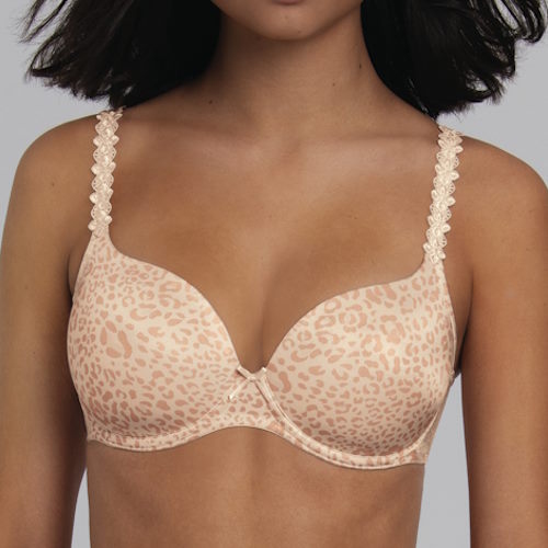 Rosa Faia Joy print/pink padded bra