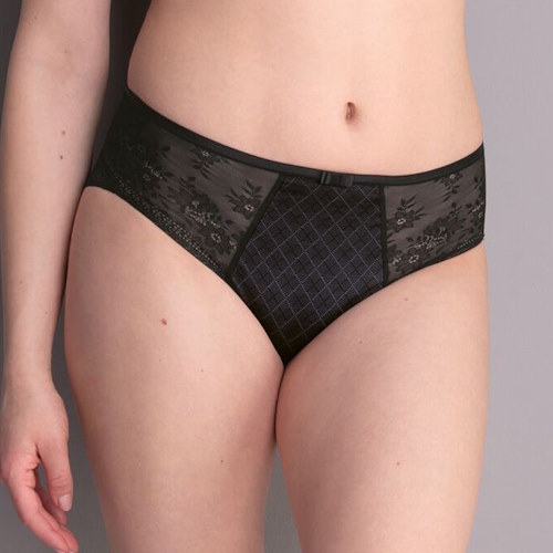 Rosa Faia Rosemary black high waist brief