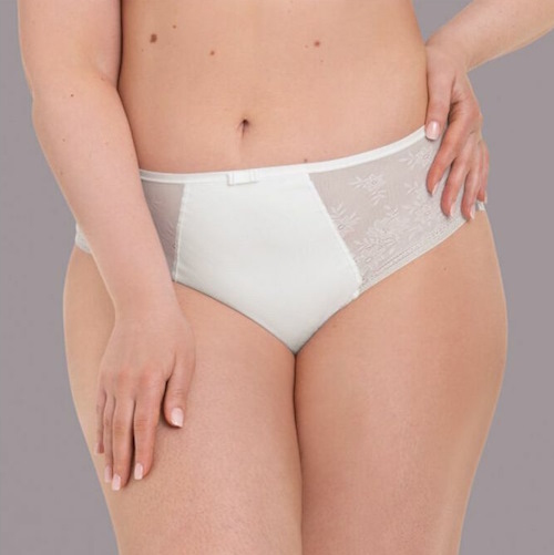 Rosa Faia Rosemary white high waist brief