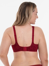 Rosa Faia Bobette bordeaux non-padded bra