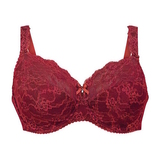 Rosa Faia Bobette bordeaux non-padded bra