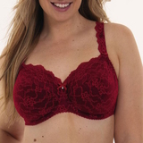 Rosa Faia Bobette bordeaux non-padded bra