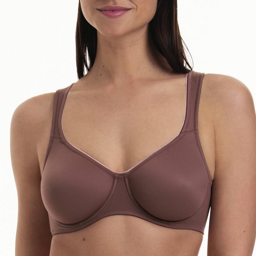 Rosa Faia Twin mole grey non-padded bra