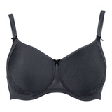 Rosa Faia Lace Rose black wireless bra