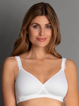 Rosa Faia Selma white wireless bra