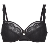 Rosa Faia Selma black non-padded bra