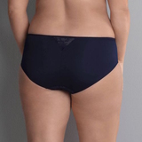 Rosa Faia Fleur navy blue high waist brief