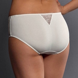 Rosa Faia Fleur ivory high waist brief