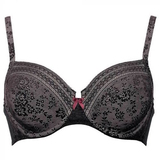 Rosa Faia Fleur black non-padded bra