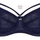 Marlies Dekkers Space Odyssey navy blue non-padded bra