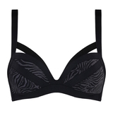 Marlies Dekkers Wing Power black/grey push up bra