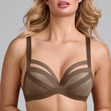 Marlies Dekkers Wing Power gold glitter push up bra