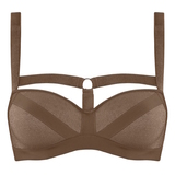 Marlies Dekkers Wing Power gold glitter padded bra