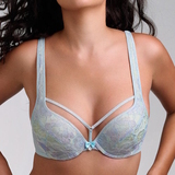 Marlies Dekkers Mariposa blue/print push up bra