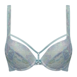 Marlies Dekkers Mariposa blue/print push up bra