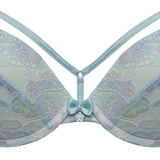 Marlies Dekkers Mariposa blue/print push up bra