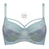 Marlies Dekkers Mariposa blue/print non-padded bra