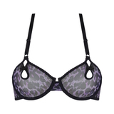 Marlies Dekkers Peekaboo purple/print non-padded bra