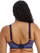 Elomi Energise navy/print sport bra