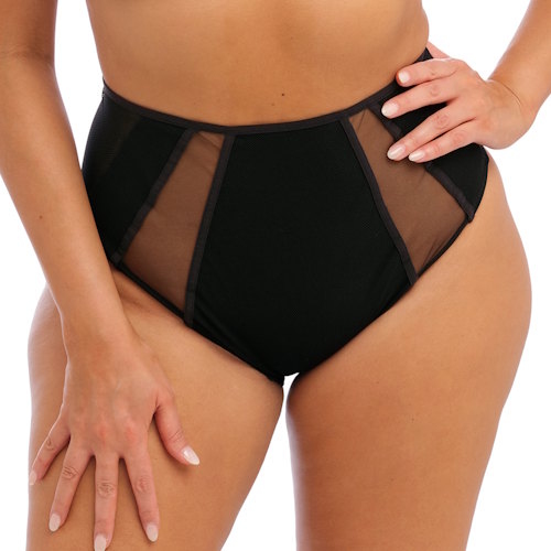 Elomi Kintai black high waist brief