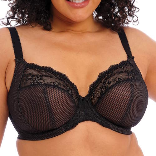 Elomi Charley black non-padded bra