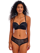 Freya Deco black padded bra