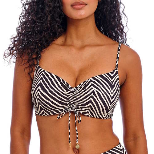 Freya Fiji Falls black padded bikini bra