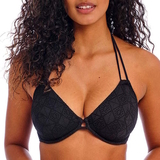 Freya Nomad Nights black padded bikini bra