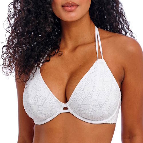 Freya Nomad Nights white padded bikini bra