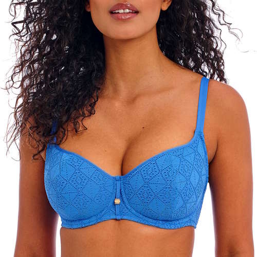 Freya Nomad Nights aqua padded bikini bra