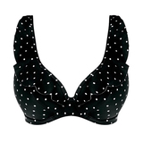 Freya Jewel Cove black/print padded bikini bra