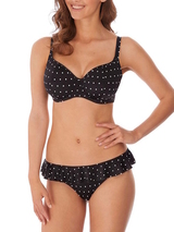 Freya Jewel Cove black/print padded bikini bra