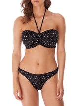 Freya Jewel Cove black/print padded bikini bra