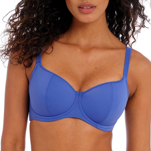 Freya Jewel Cove blue padded bikini bra