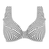 Freya Jewel Cove black/white padded bikini bra