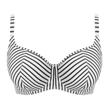 Freya Jewel Cove black/white padded bikini bra