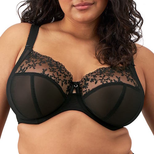 Elomi Zarla black non-padded bra