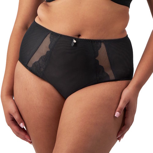 Elomi Cate Allure black high waist brief