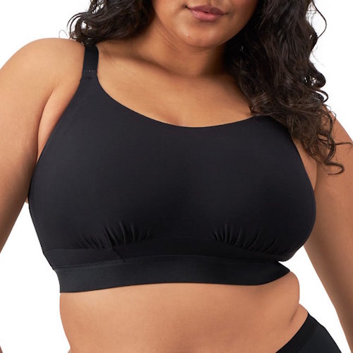 Elomi Downtime black non-padded bra