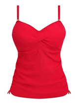 Fantasy Swim Ottowa red tankini top